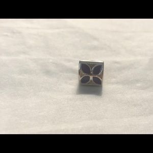 Pandora Purple Enamel Flower Charm